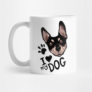 I Love My Dog Mug